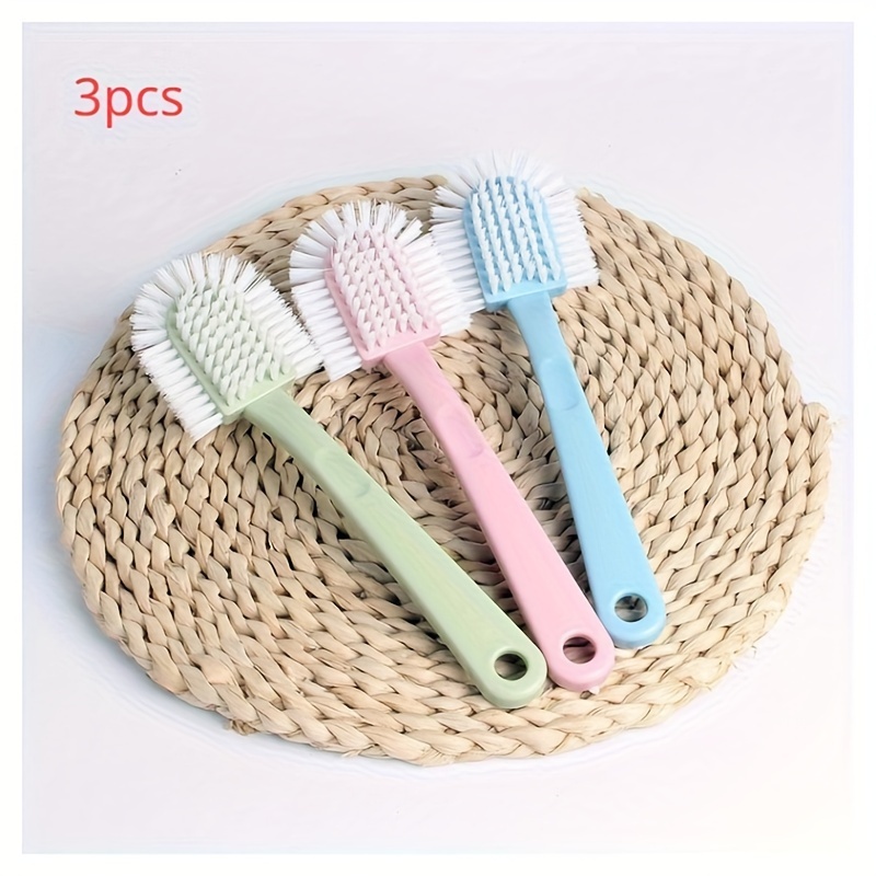 Plastic Five Sided Shoe Brush, Laundry Brush, Long Handle Multifunctional Shoe  Brush - Temu