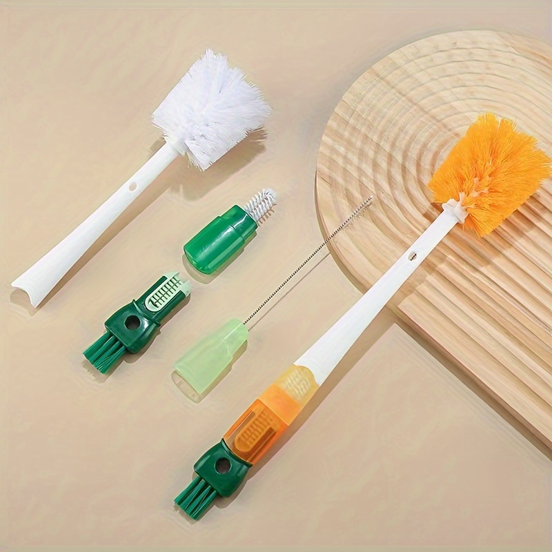 1 Jeu De Brosse De Nettoyage De Biberon 3 En 1 En Silicone, Brosse  Multifonctionnelle Pour Biberon De Lait Avec Nettoyeur De Paille Et Éponge,  Adaptée Aux Biberons, Tasses, Tétines Et Pailles