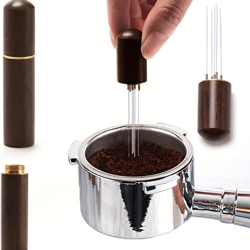 Adjustable Coffee Stirring Tool, Espresso Distribution Tool 8 with Stand  Coffee Grounds Type Distributor for Cafe Home 