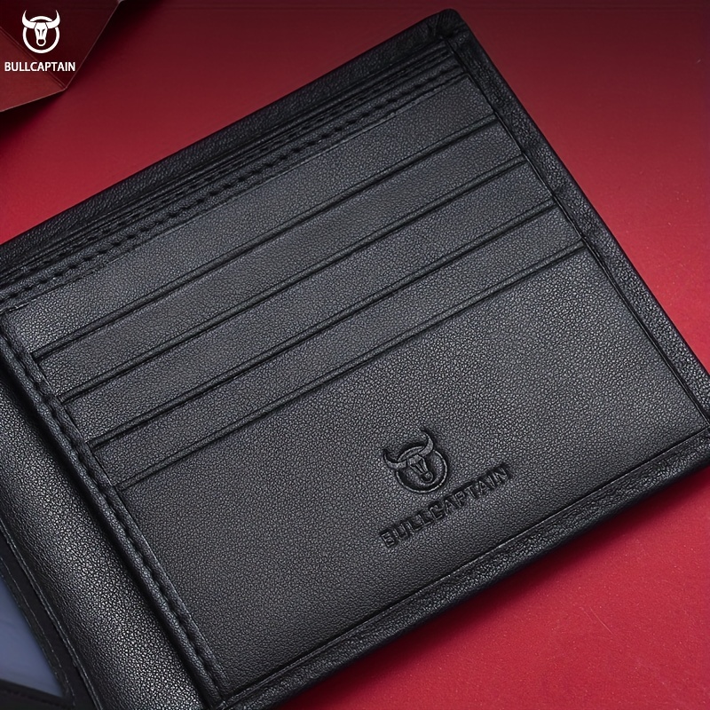 MEN BLACK TEXTURED GENUINE LEATHER WALLET