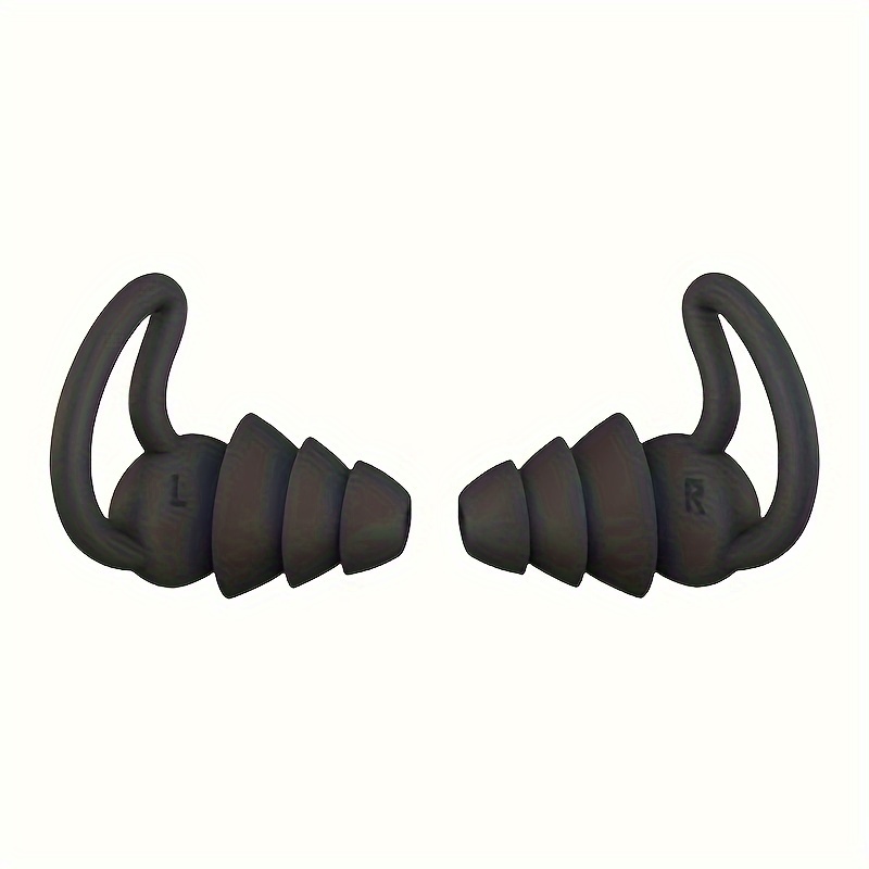 Loop Quiet - Ear Plugs For Sleep, Super Soft, Reusable Hearing Protection. Black