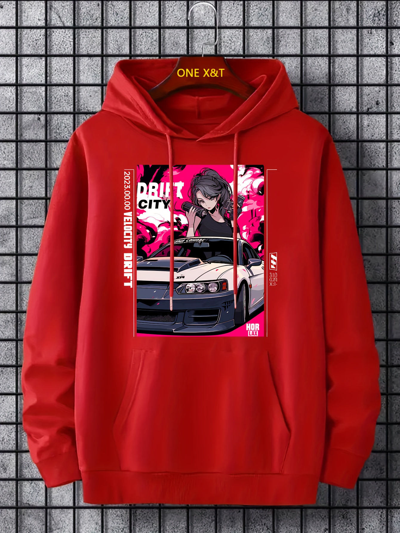 Sudadera Capucha Estampado Gráfico Anime Car Sudaderas - Temu Chile