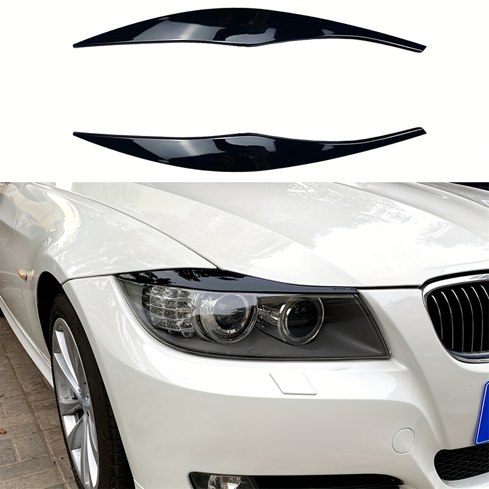 Scheinwerfer-Augenlid-Augenbrauenverkleidung Für BMW X3 F25 X4 F26  2014-2017 Glänzend Schwarze Auto-Frontscheinwerfer-Abdeckung Brow-Aufkleber