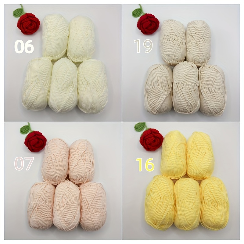 Puro cotone Puppets n 12 e n 16. In mix di 5 gomitoli 250g