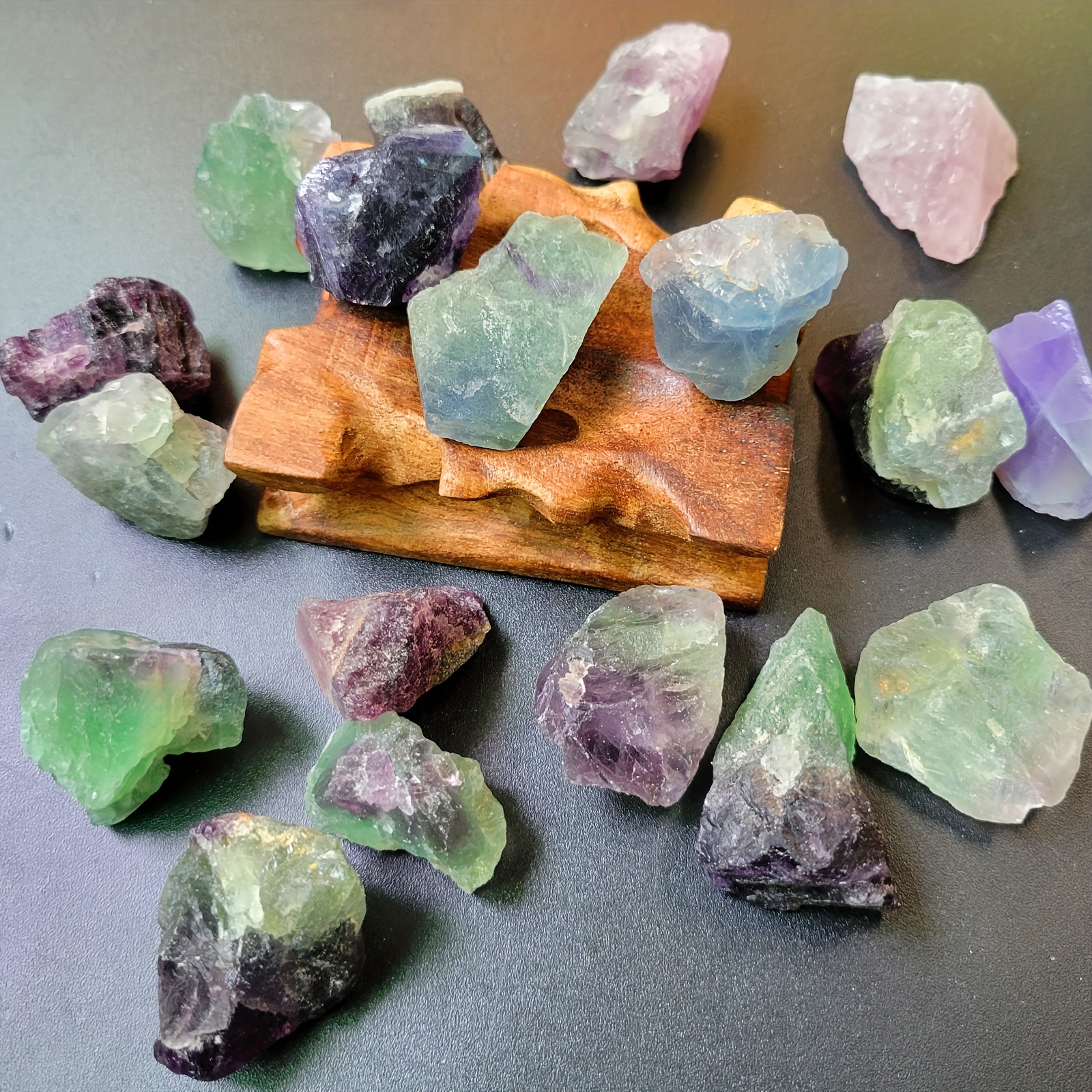 1pc 100g Natural Crystal Fluorite Rough Raw Stone Healing Gemstones Bulk  Crystals Rocks For Tumbling