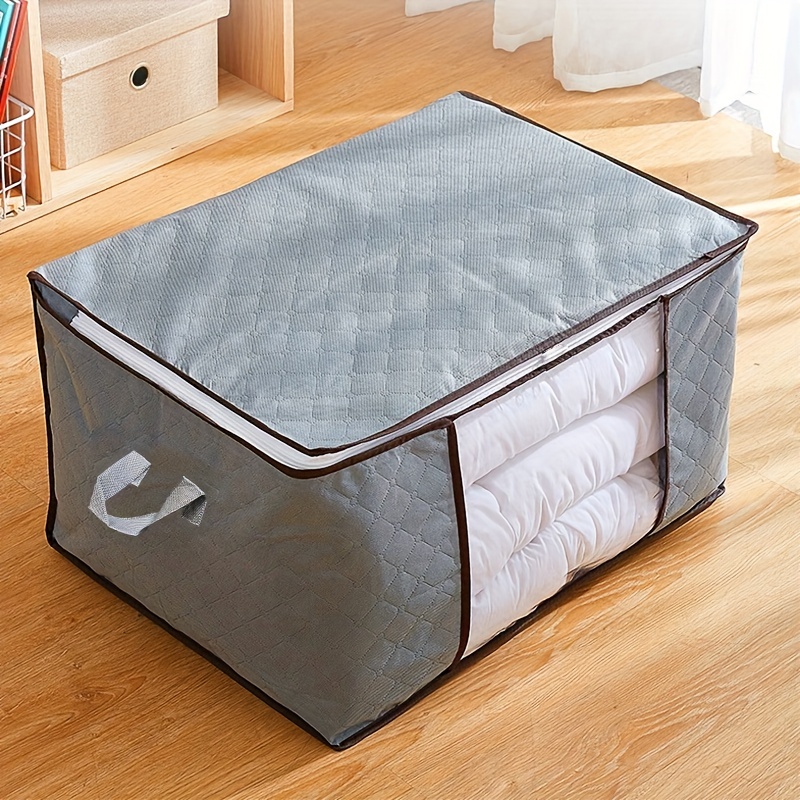 Foldable Storage Box Storage Bag Canvas Storage Bag For Blankets