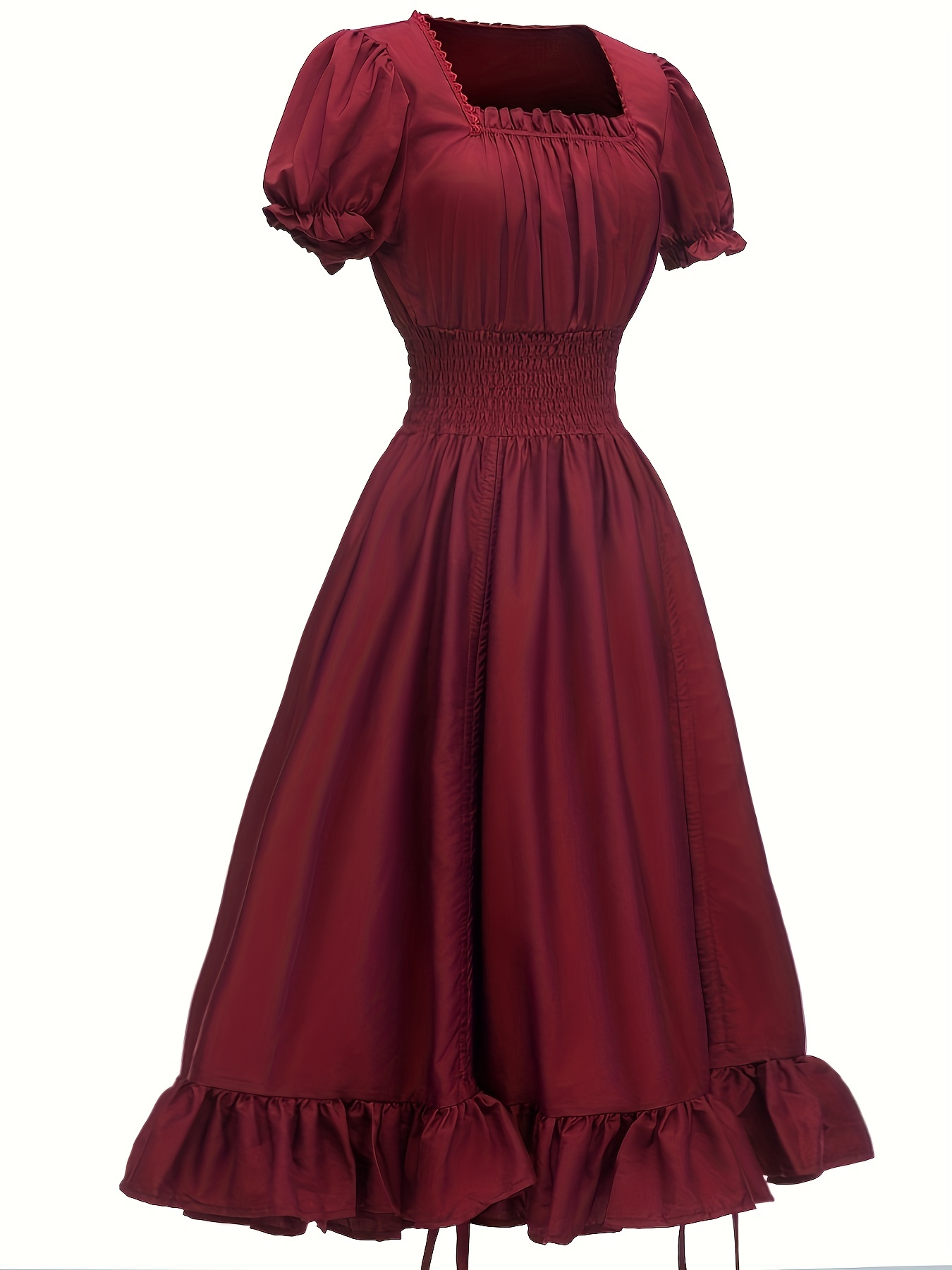fit and flare mini dress Scarlet Corset Fit & Flare Mini Dress – Structured V-Neck A-Line Party Dress