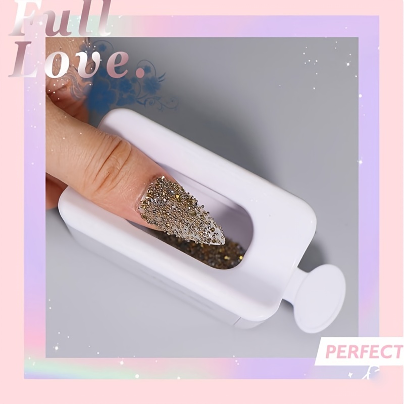 Double Layer French Powder Box For Nail Art Equipment White Glitter  Recovery Container For Dipping Powders And Collection From  Fashion_show2017, $1.48