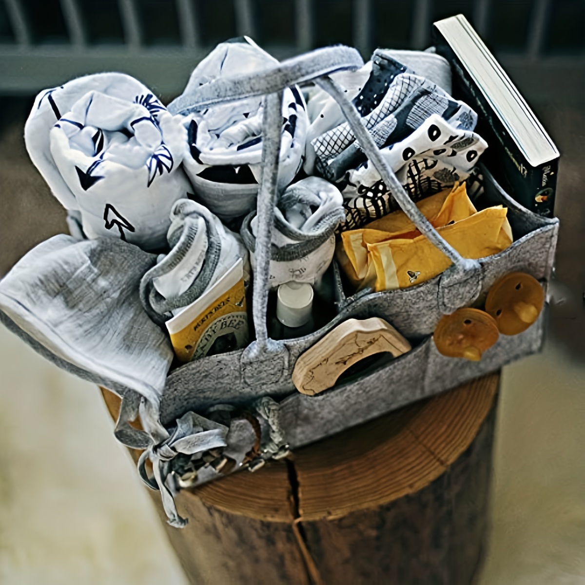 Diaper Caddy Organizer Basket, Nursery Storage Bin Tote Bag For Wipes  Bottle Toys, Portable Car Travel Organizer - Temu