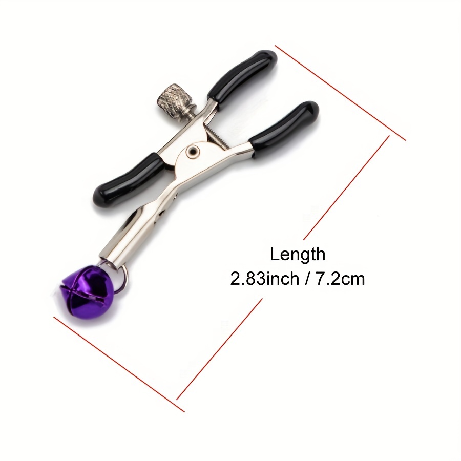 Adjustable Breast Clamps Screw Clip on Nipple Clamps for Pleasure Sex  Non-Piercing Breast Stimulation Clamps