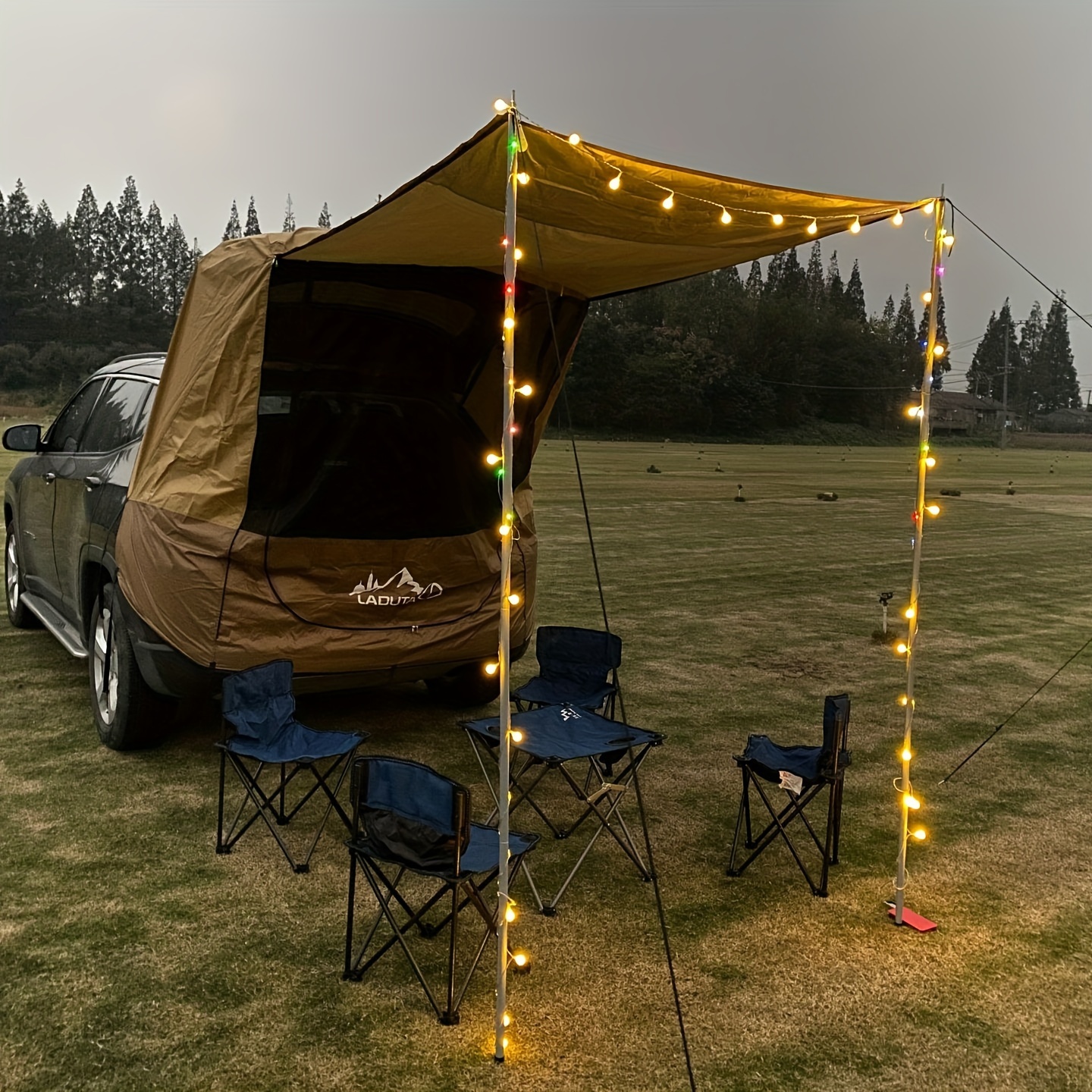 Auto Kofferraum Zelt SUV 3seitiger Sonnenschutz- Regenschutz