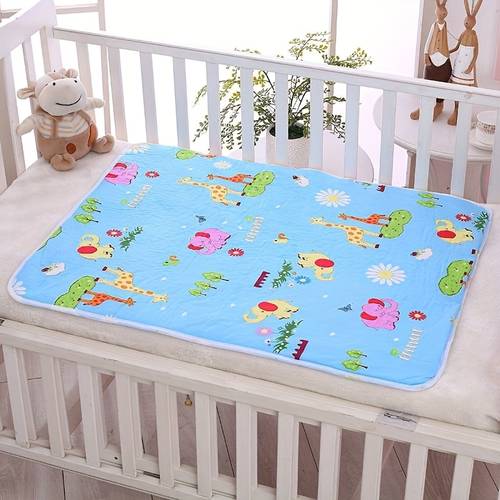 90cm 35in 70cm 27in baby waterproof diaper changing urine absorbent mat baby nappy changing pad soft reusable washable mattress pad boys