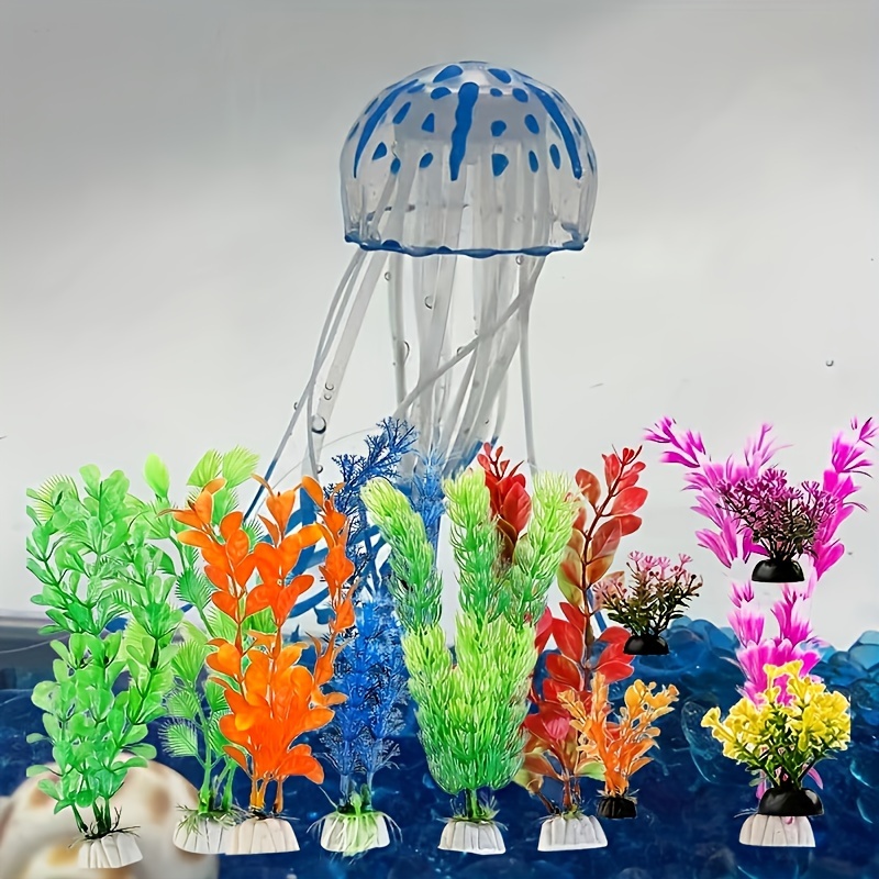 シミュレーション水生植物の装飾 - 人工水槽吊り水草、 - レイアウト用品