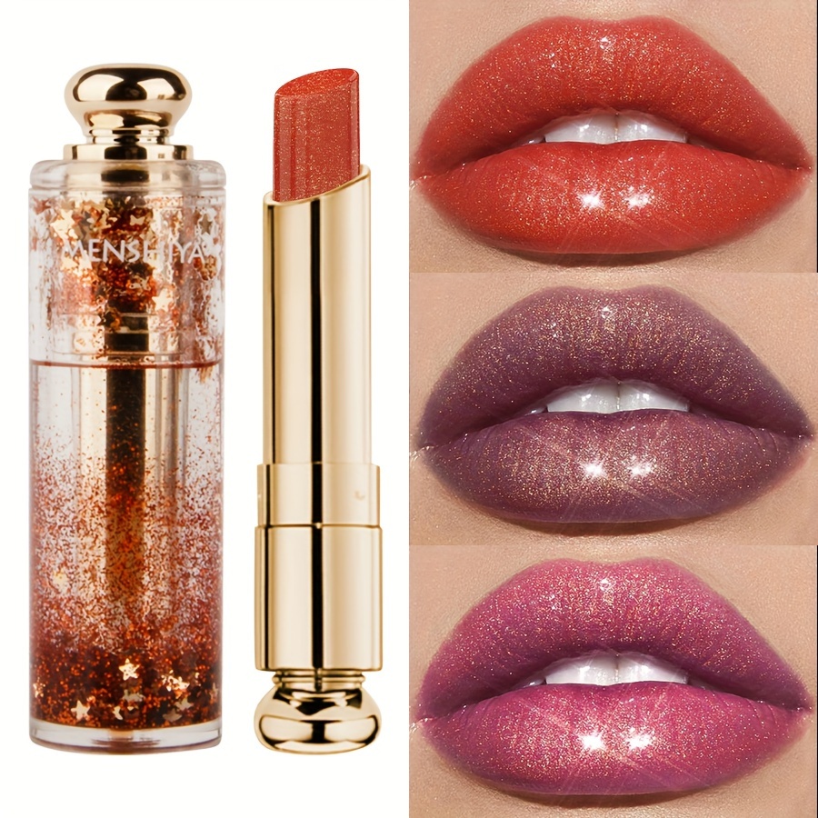 Lip Gloss Lipstick Gifts For Women Small Silver Tube Small - Temu