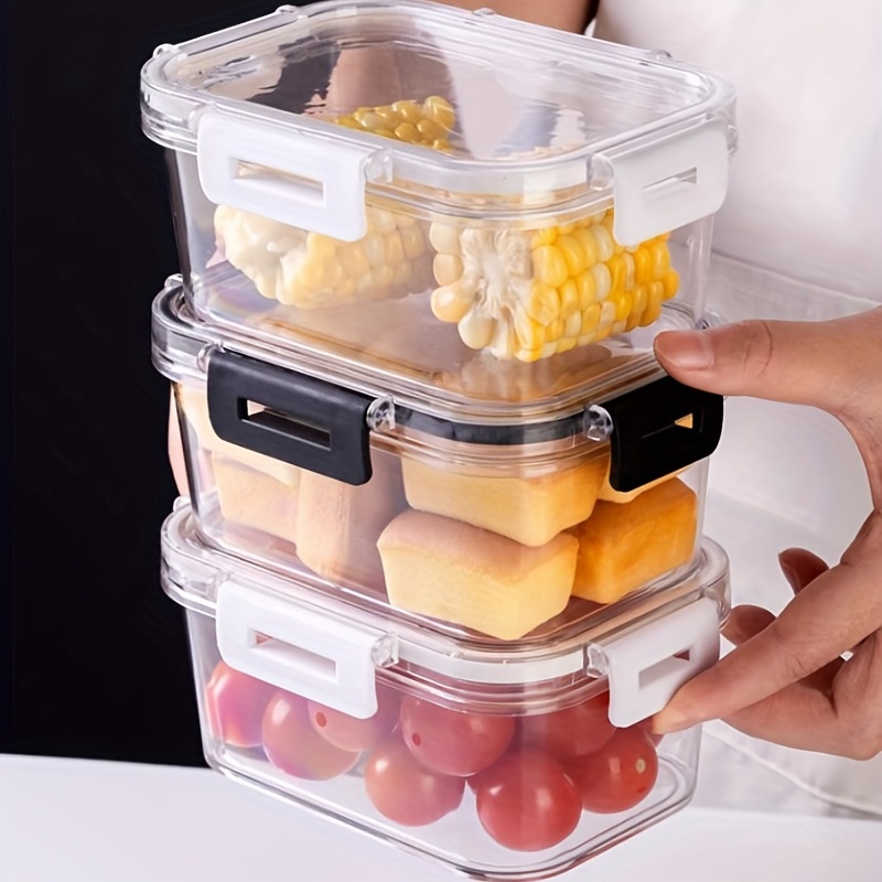 Fridge Storage Containers Produce Preservation , Stackable