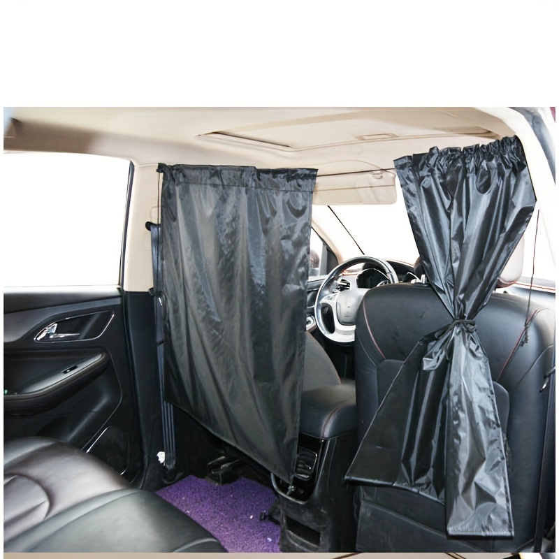 Car Front And Rear Row Partition Curtains - Temu