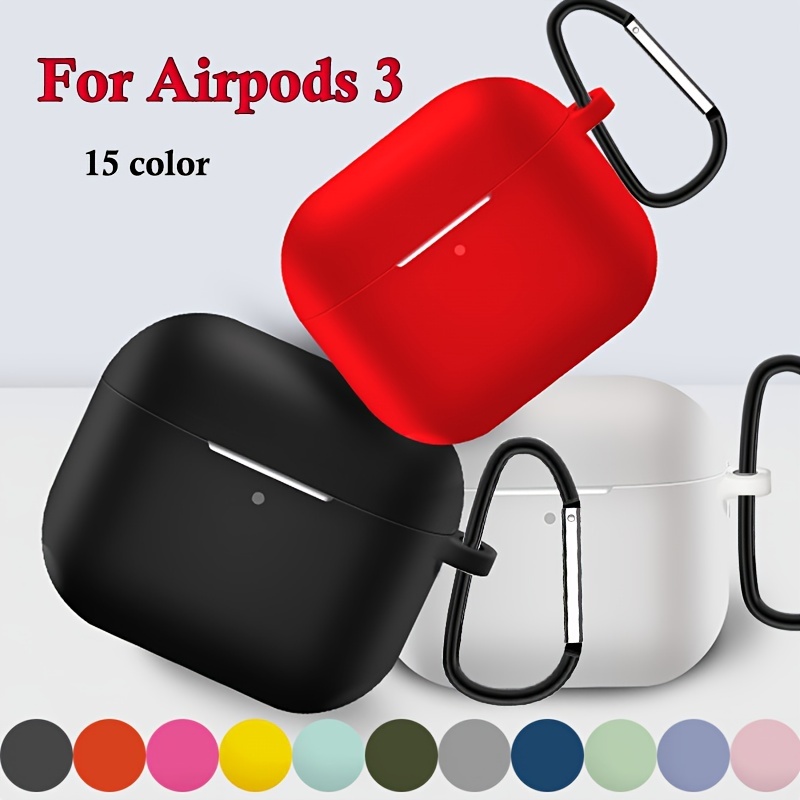 Fundas soft Tpu para Apple Airpods 1 2 3 Pro Funda protectora Auricular  inalámbrico Cubierta transparente para airpods Bolsas de caja de carga