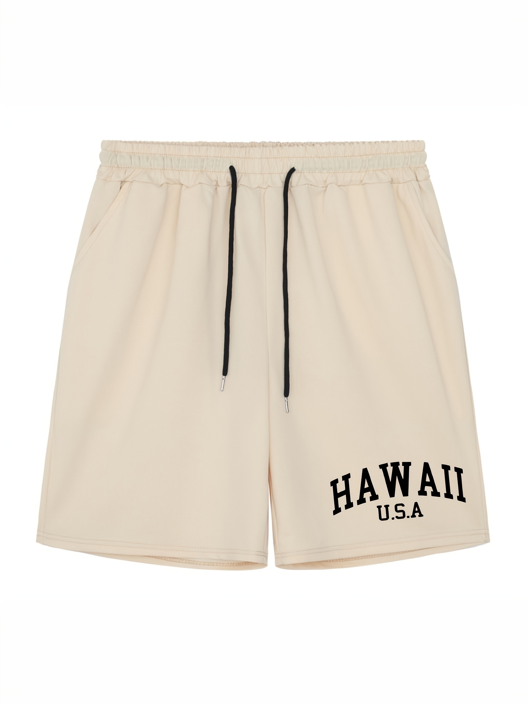 Estampado Hawaii Usa Pantalones Cortos Hombre Ropa Suelta Temu