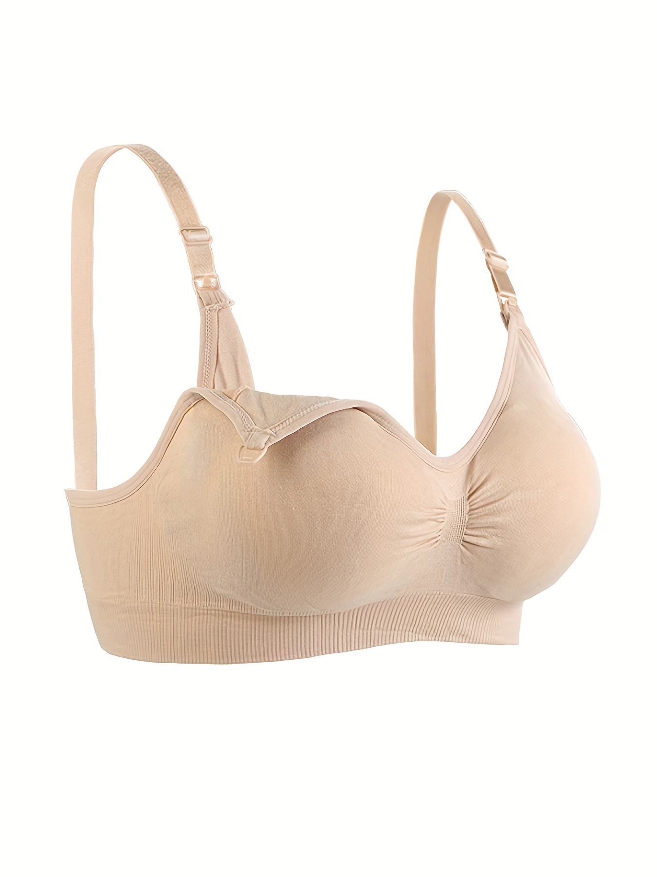 Women's Front Closure Maternity Nursing Bra Without Wire - Temu Canada
