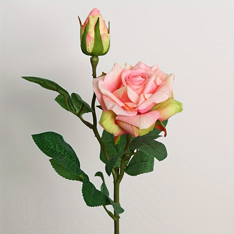 Moisture Moisture Feel Simulation Rose Simulation Flower Living Room Diy Interior Decoration Floral Decoration