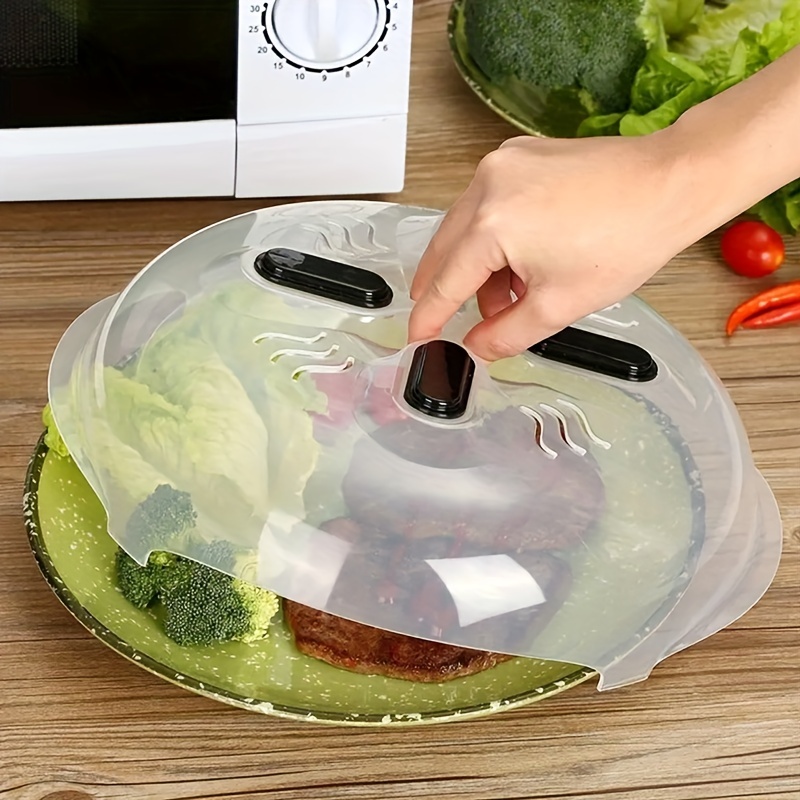 Microwave Splatter Cover, Glass Microwave Cover For Food Bpa Free, Foldable  Microwave Plate Cover Silicone Splash Guard Microwave Food Cover - Temu