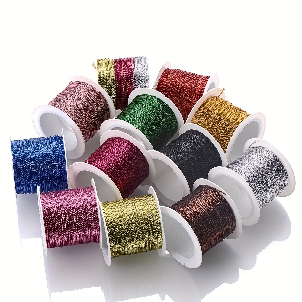 1mmx20meters Nylon Silk Cord Thread Diy Tassels Christmas - Temu