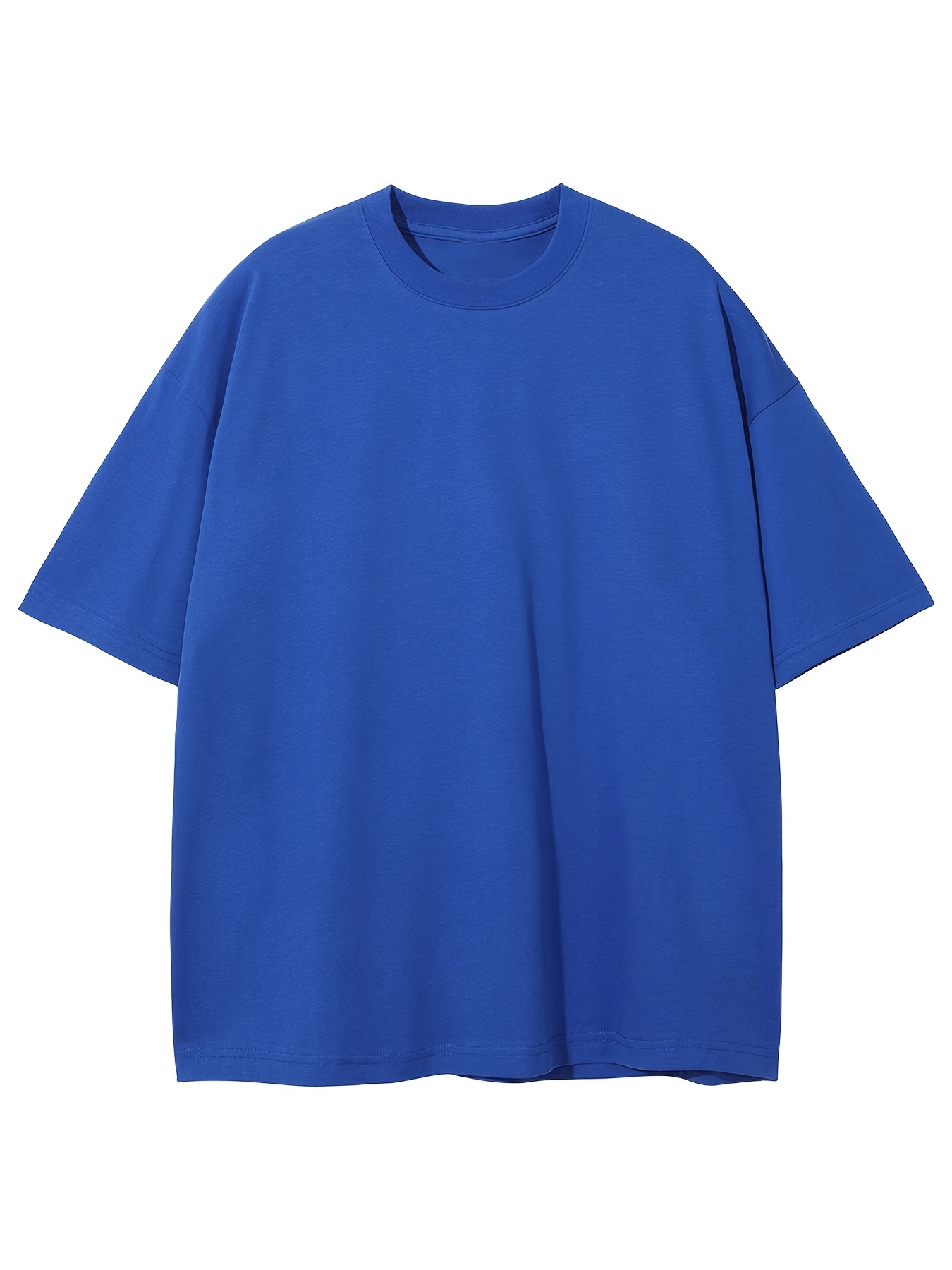 Camiseta oversize para hombre, tela de algodón, ropa activa, manga corta
