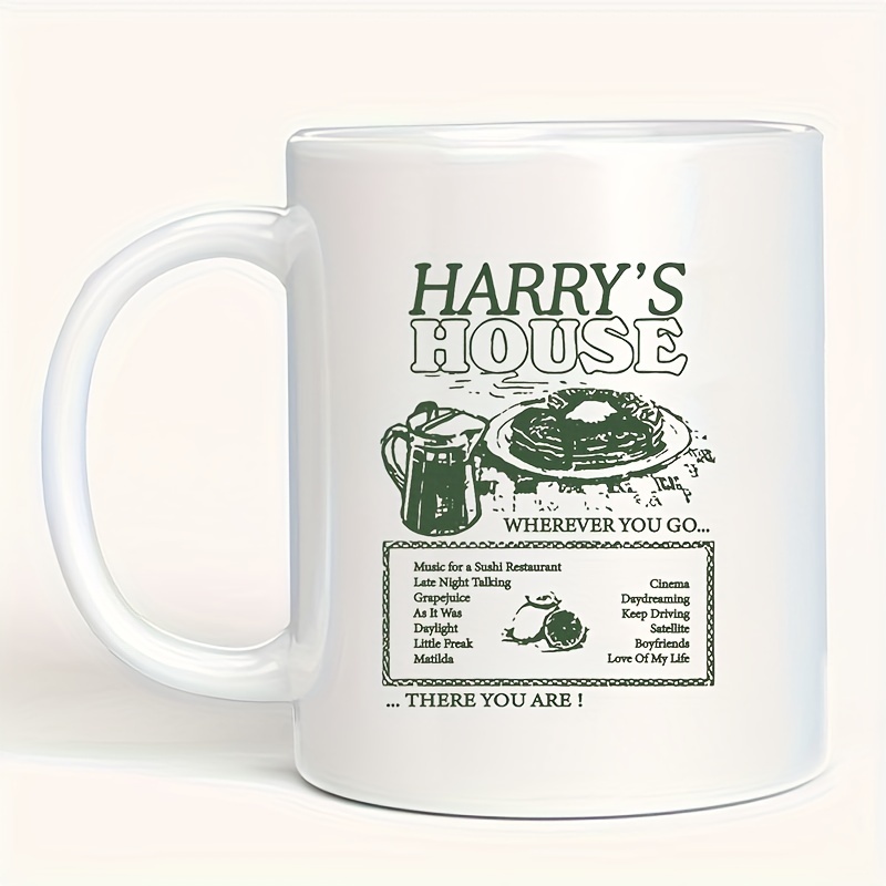 Harry Styles Merch Coffee Mug, Harrys House Cup, As it Was D