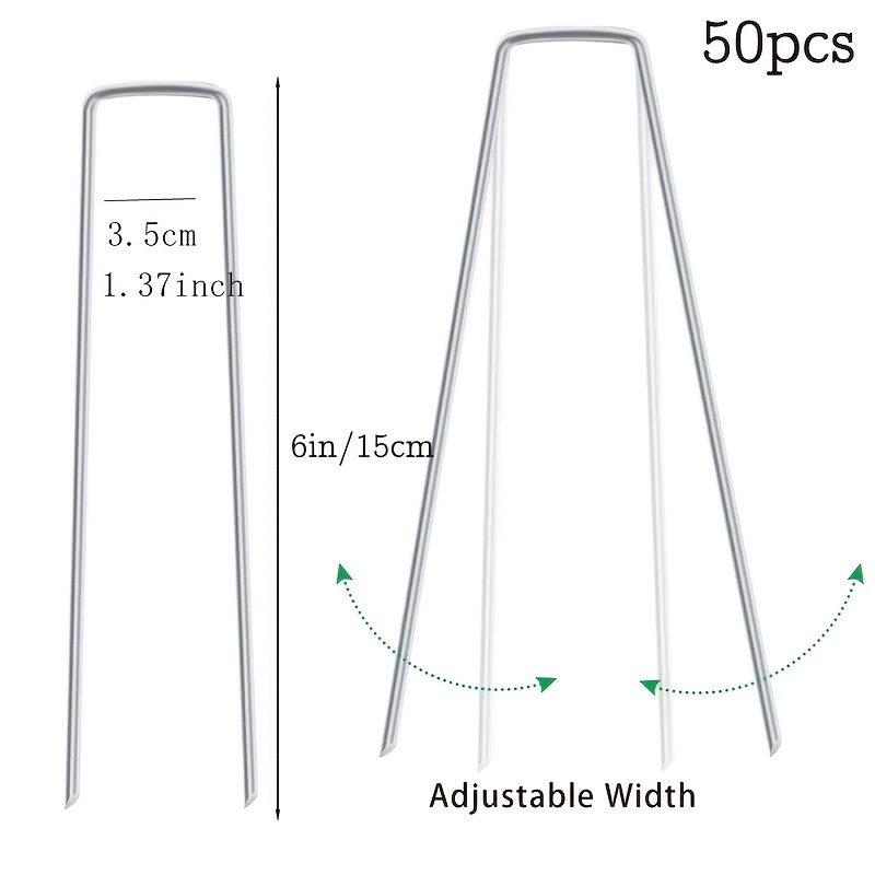 Galvanized Steel U Type SOD Staples Ground Cloth Pins Stakes with Cheap  Price - China Garden Stakes, Landscape Staples