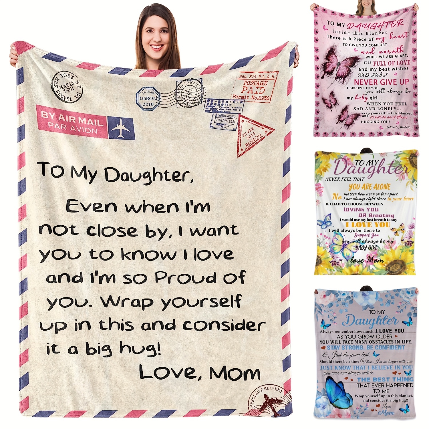 Gifts For Mom Mom Blanket For Daughter Birthday Gifts For - Temu