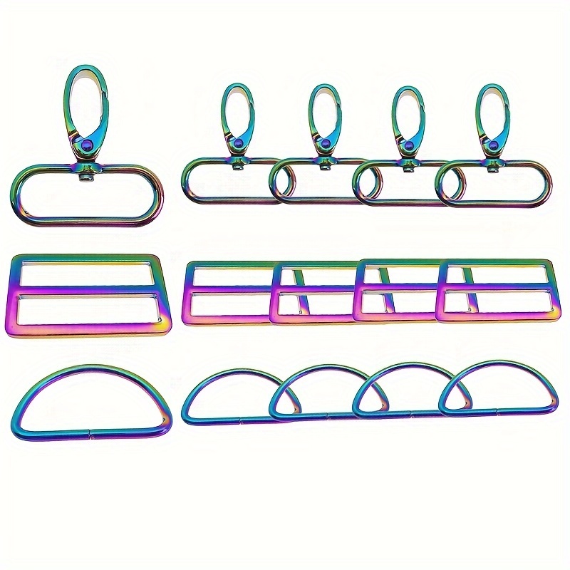 Rainbow Swivel Lanyard Snap Hook Key Rings Style Lobster - Temu