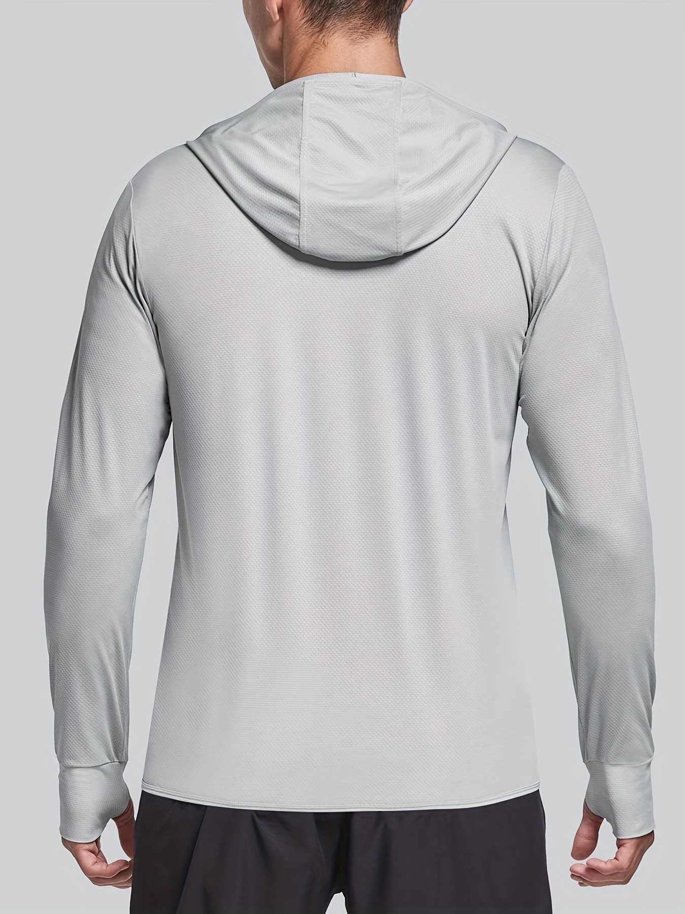 Men's Sun Protection Hooded Jacket Upf 50+ Uv Shirt Long - Temu