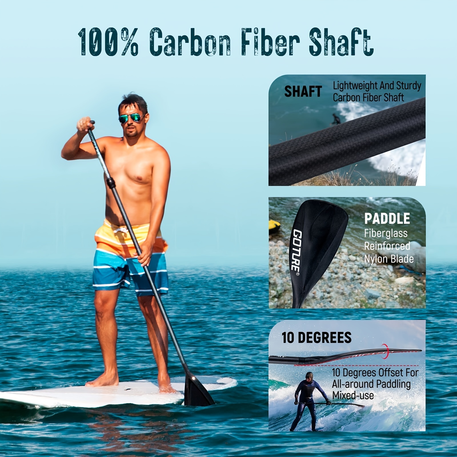 Fishing Stand-Up Paddleboard - Clear Carbon and Components, Inc.