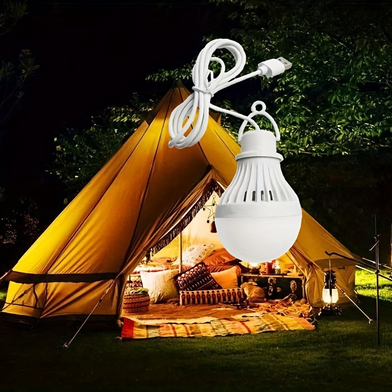 Portable Led Lantern Camping Lamp Mini Bulb 5v Led Usb Power Book
