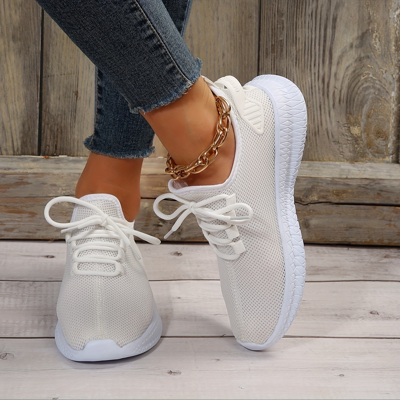 Zapatillas De Deporte Para Mujer Zapatos Deportivas Blancos Moda
