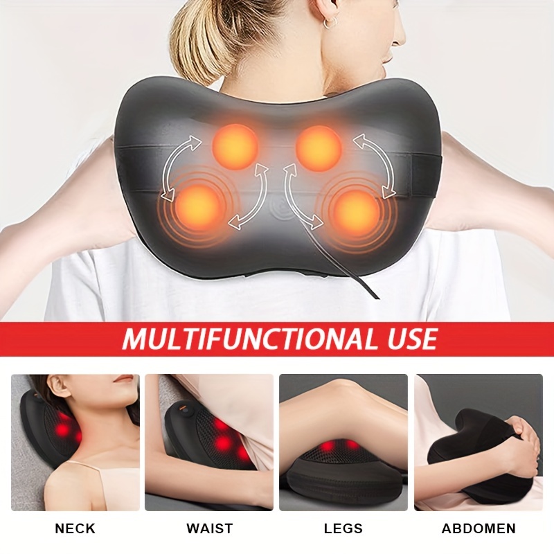 Back Neck And Shoulder Massager With Heat Deep Tissue - Temu