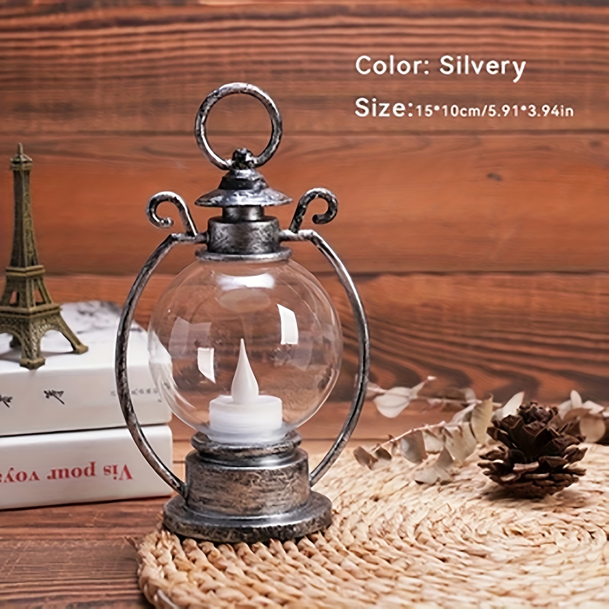 Vintage Wind Lamp Mini Small Night Light Led Candle Light - Temu