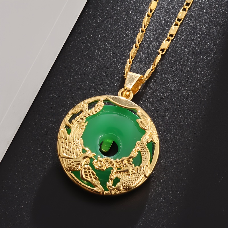 Dragon hot sale phoenix necklace