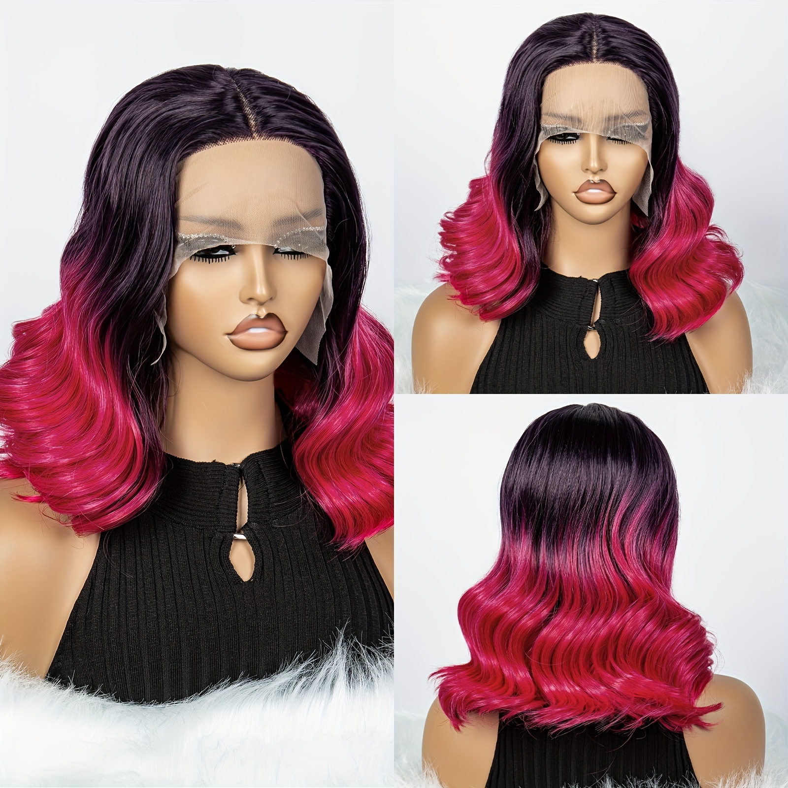 Two color clearance wigs