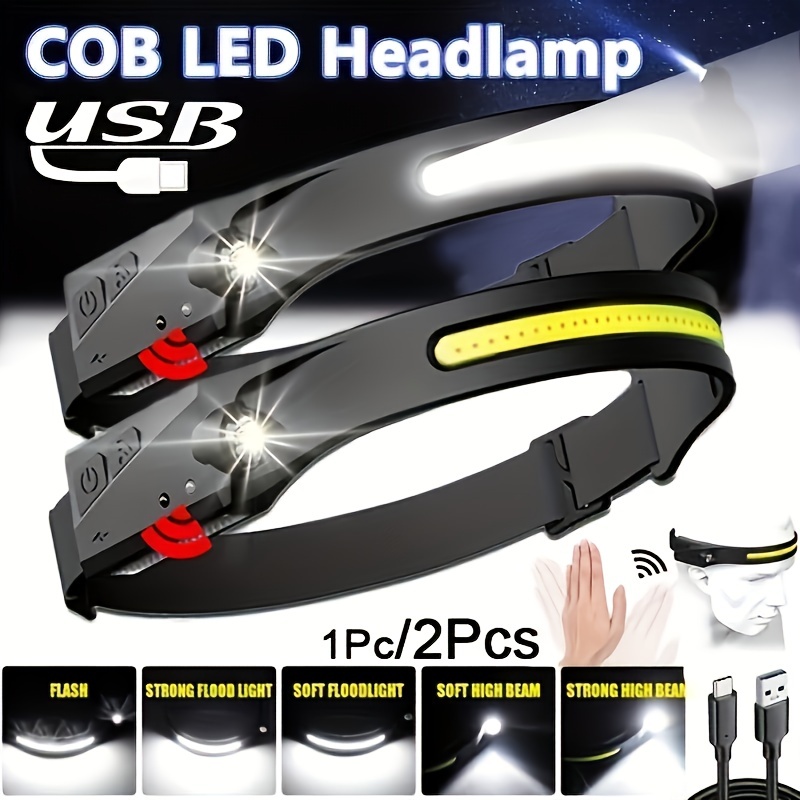 Headlamp Cob Free Returns Within 90 Days Temu United Arab Emirates
