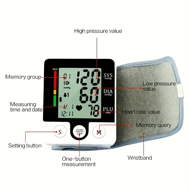 Equipo Para Medir La Presion Arterial Monitor Dijital Medidor De Precion  Aparato – St. John's Institute (Hua Ming)