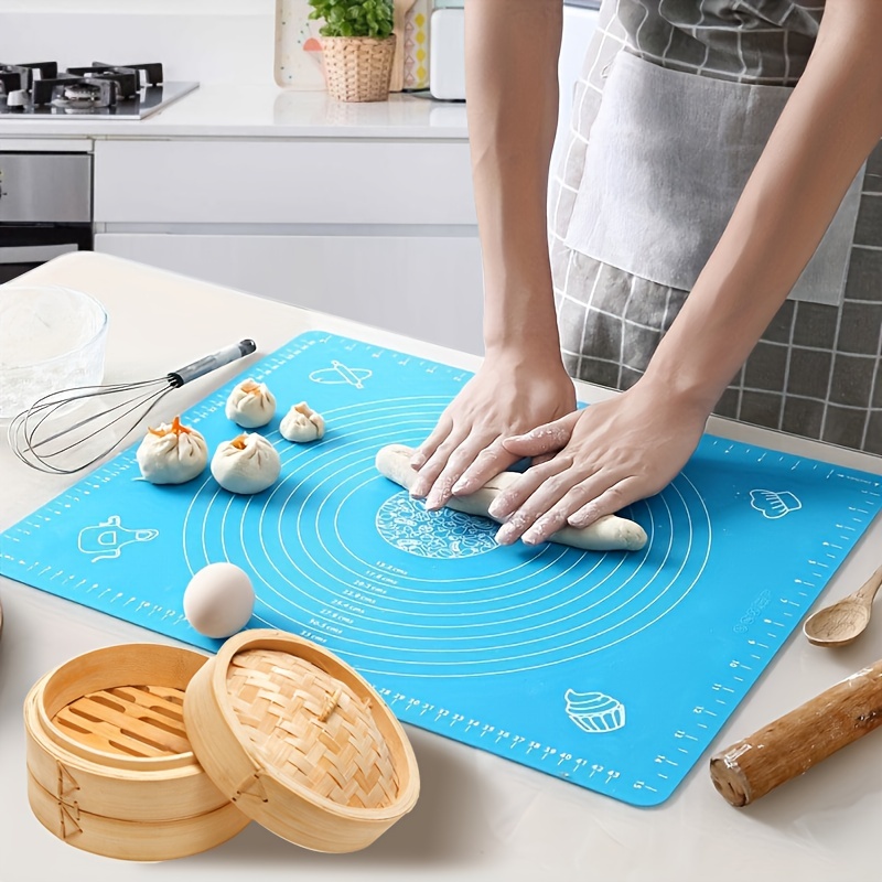 Silicone Pastry Mat, Non-stick Baking Mat With Measurements, Non-slip Counter  Mat, Pastry Board Rolling Dough Mats, For Bread, Candy, Cookie Making,  Baking Tools, Kitchen Gadgets, Kitchen Accessories, Home Kitchen Items -  Temu
