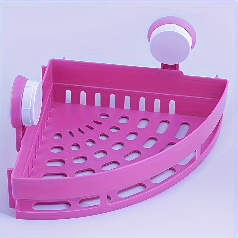  Corner Shower Caddy Suction Cup, Reusable Plastic