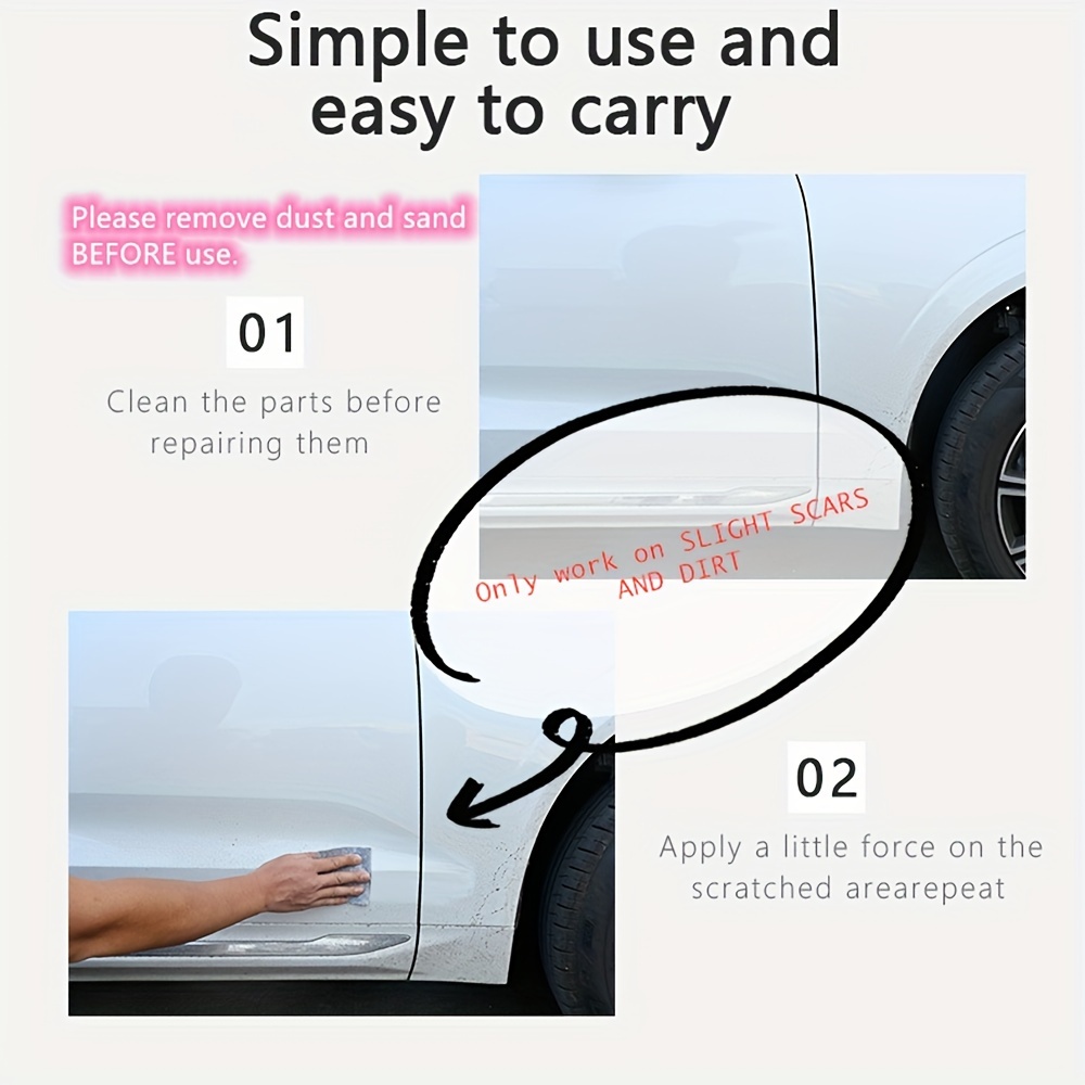 restore your cars paint job instantly with nano magic car scratch remover cloth details 2