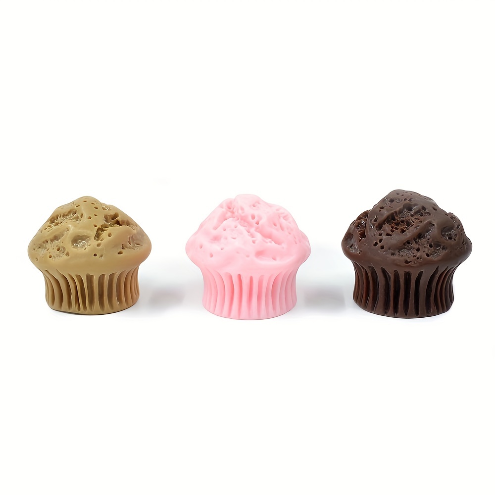 Resin Accessories Cupcake Simulation Food Play Props Diy Decor