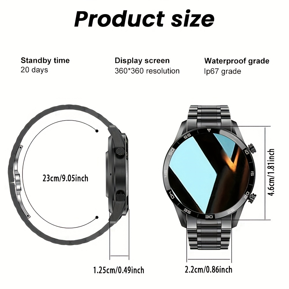 Reloj Inteligente para Hombre, pulsera con llamadas, Bluetooth, Android  2020, para Xiaomi, MI, Huawei y …