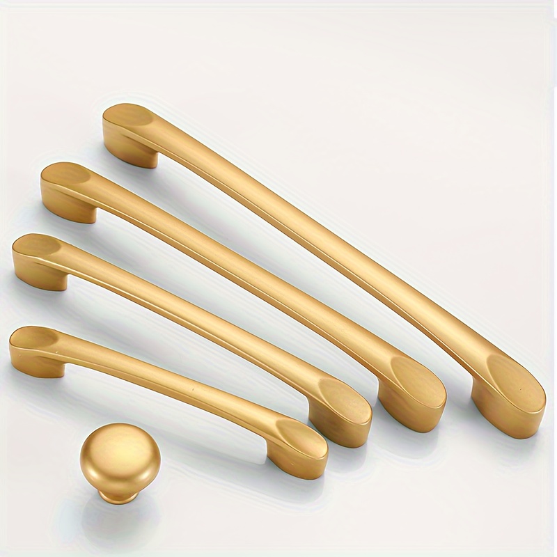 Cabinet Handles Golden Wardrobe Drawer Handles Modern Simple