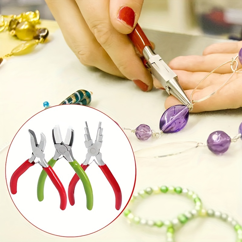 1PC Jewelry Pliers Tool & Equipment for Handcraft Beadwork Repair Beading  Making Needlework DIY Jewellery Accessory Design 