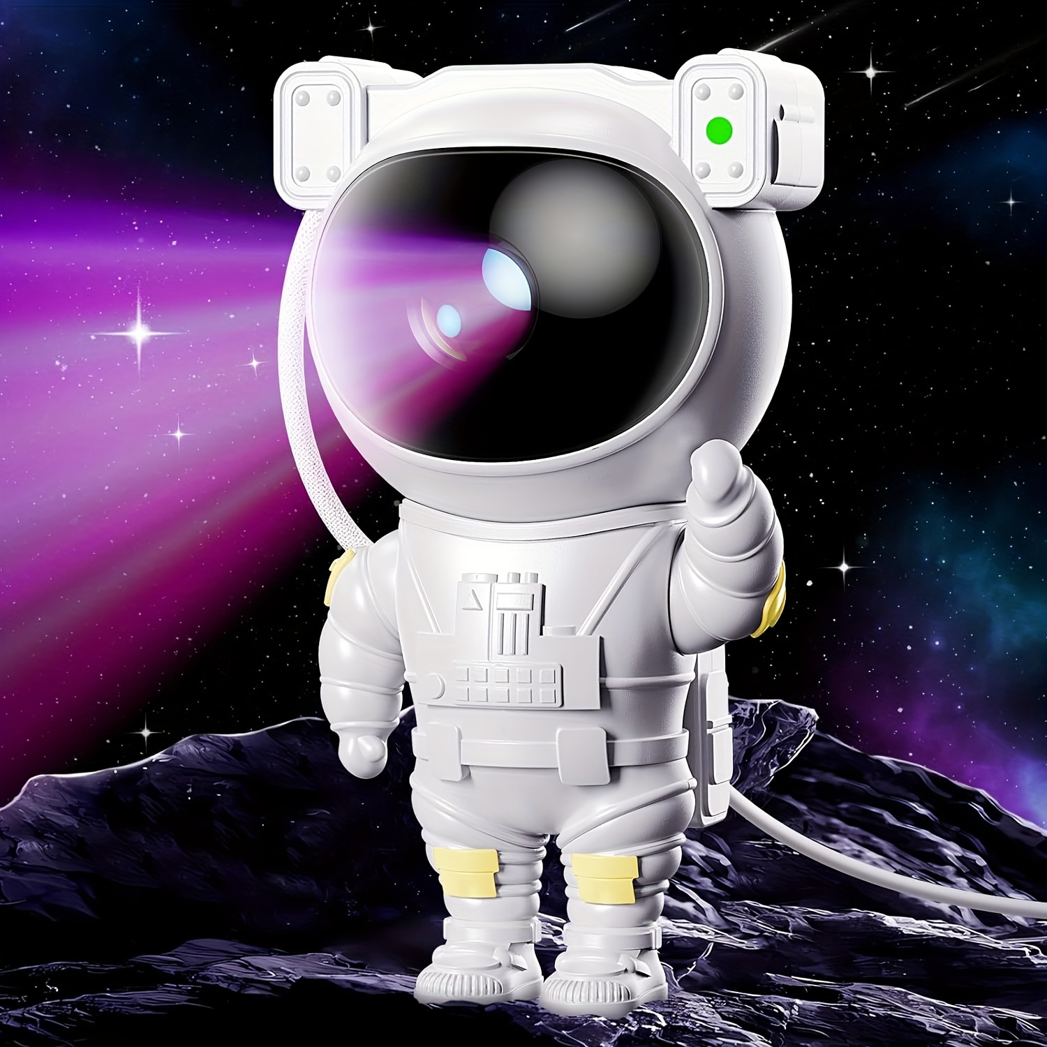 Proyector De Estrellas Galaxy Night Light, Proyector De Astronauta Con  Control Remoto/Temporizador, Lámpara LED De