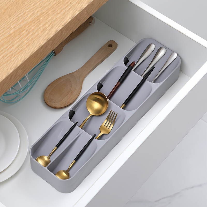 1pc Organizador Cajón Cubiertos Bandeja Utensilios - Temu